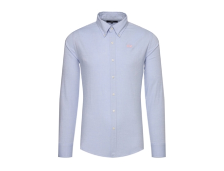 Camisa de Hombre LA MARTINA Ml Azzurro Azul (2XL)