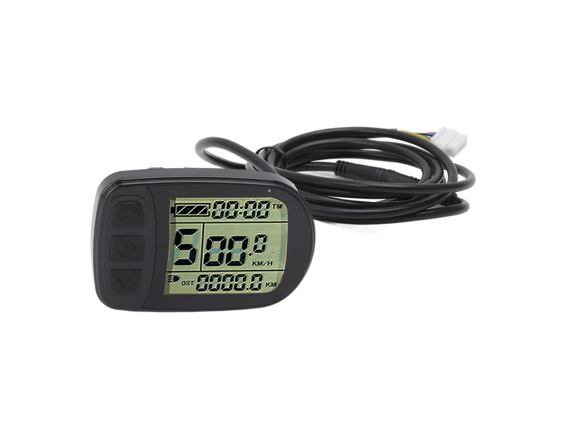 2026-panel De Display Lcd Impermeable Para Bicicleta Eléctrica Y Patinete 24v 36v 48v Con Cable Conversión Kt