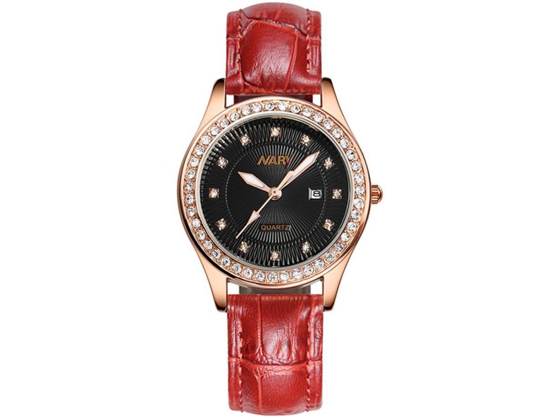 Reloj De Pulsera De Cuarzo Para Mujer Con Correa De Malla Moderna (negro)