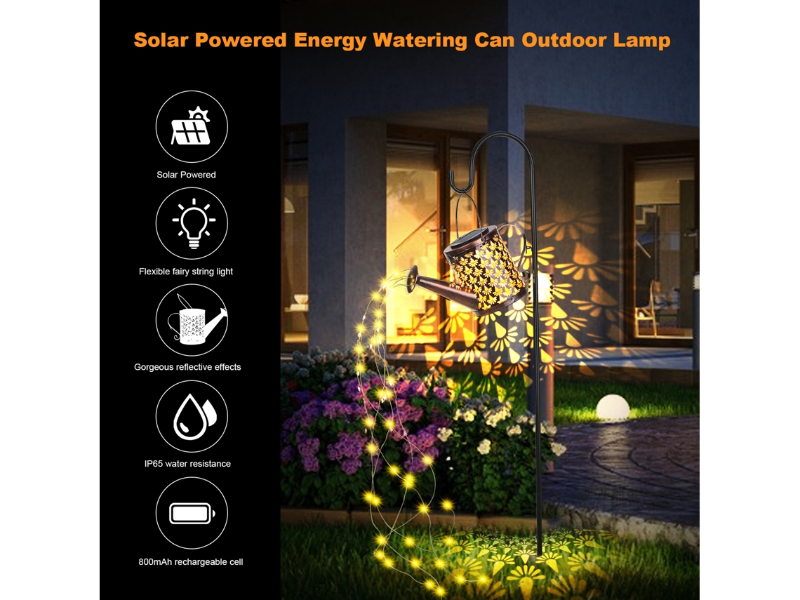 2026-lámpara Solar Jarra De Riego 41led 720mm Ip65 Luces De Hada Para Jardín Patio Decoración Festiva Navidad