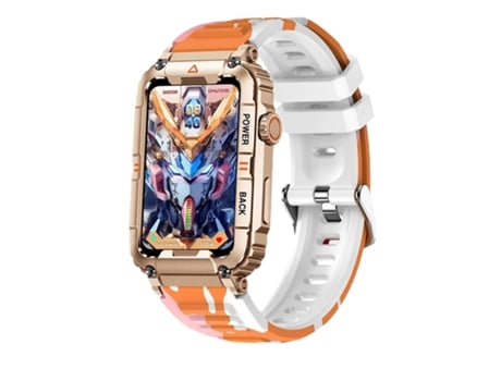 Reloj inteligente militar para hombres, relojes de Fitness, Monitor saludable resistente al agua, voz AI, Bluetooth, llamadas, reloj inteligente pa...