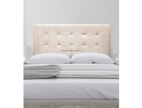 Cabecero DECORQUALITY Oslo (Beige - Tejido Antimanchas - 105 x 70 cm)