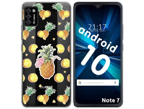 Carcasa Cubot Note 7 TUMUNDOSMARTPHONE Dibujos Transparente Multicolor