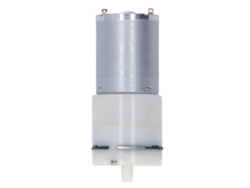 Bomba De Aire Micro Eléctrica Diafragma Neumática, 1 Puerto, 370 Blanco, Dc12v, Transmisión Mecánica, Vacío.