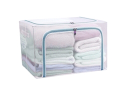 Caja de almacenamiento de red de nylon con estructura de acero plegable y duradera para colchones o mantas resistente al agua Kofihety