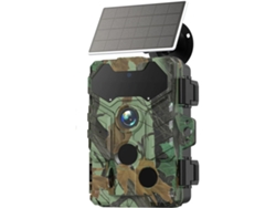 Caméra Faune Sauvage Solaire Wifi De Traînée Sans Fil 32mp Vision Nocturne Infrarouge Ip66 Etanche