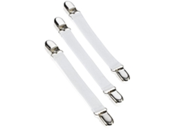 Elástico Antideslizante Para Tirantes - 3 Piezas - Ancho 2,0 Cm, Largo 28 Cm