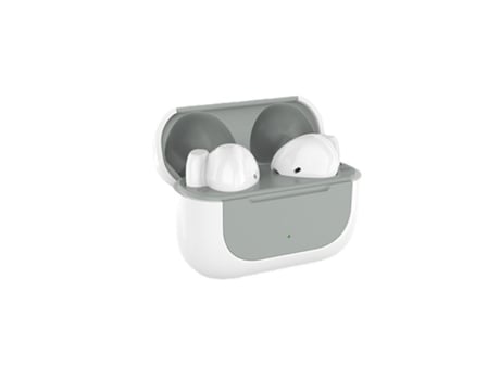 Auriculares Bluetooth True Wireless E60 Reproducción de música deportiva con micrófono para Android iOS Blanco roto
