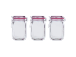 Bolsa De Almacenamiento Portátil Multiusos Sellada Para Aperitivos (roja M)