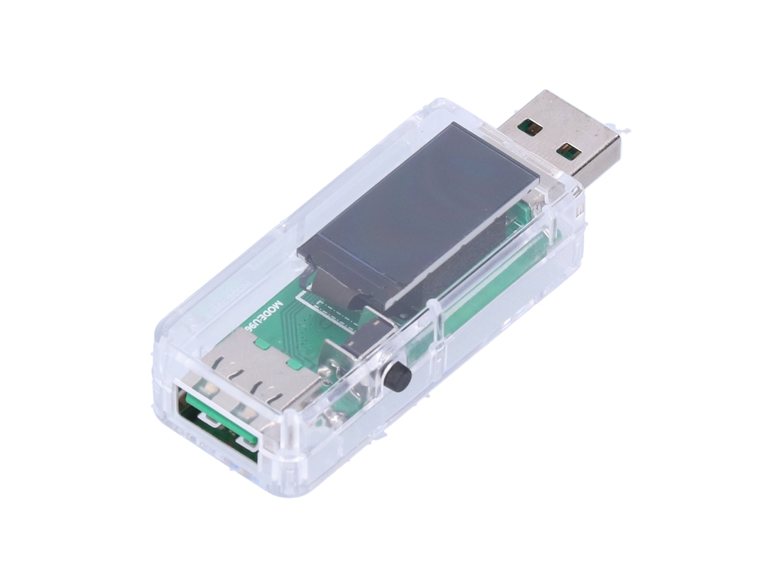 Probador Usb Digital Transparente Con Pantalla Lcd Para Cargador Android Y Voltímetro