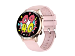 Reloj inteligente deportivo Yunzii rosa con monitorización de la salud, resistente al agua IP67