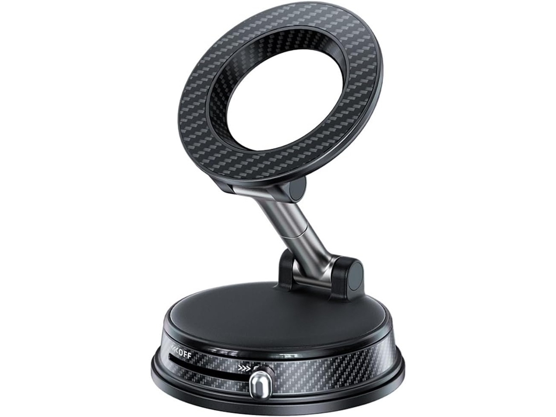 Soporte Para Teléfono De Coche Para Consola Central, Ajustable 360°, Soporte De Fibra Plegable