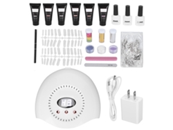 Rebe-kit De Esmalte De Uñas En Gel Com Luz Uv Led Portátil Todo Em Um Ferramentas Para Iniciantes Plug Us