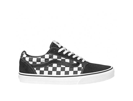 Zapatillas Deportivas VANS Mn Ward (Gris, Blanco, Negro - Cuero Natural, Tejido- 39)