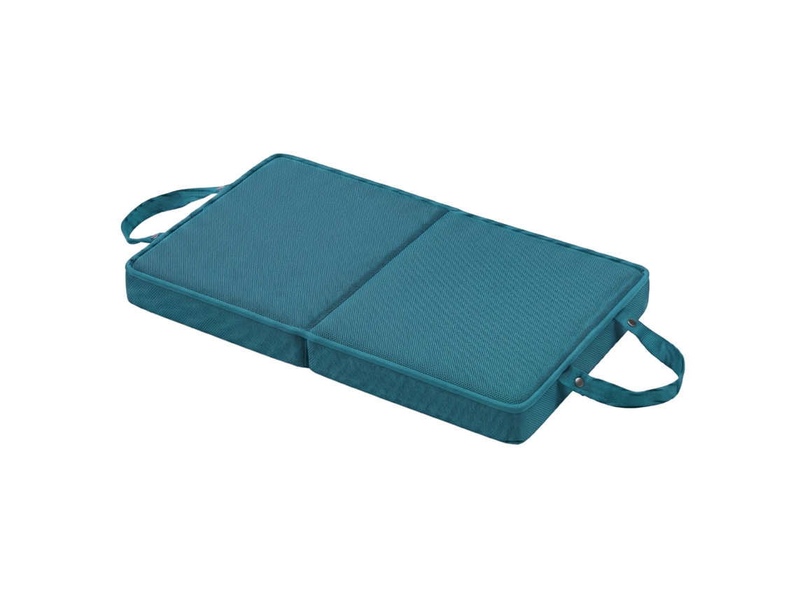 Relaxdays, Almohadilla Para Rodillas De Jardín Plegable De Epe, Acolchada Y Protectora, Verde Oscuro