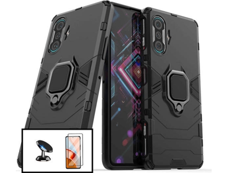 Kit Carcasa + Protector de Pantalla Xiaomi Poco F3 GT PHONECARE Negro