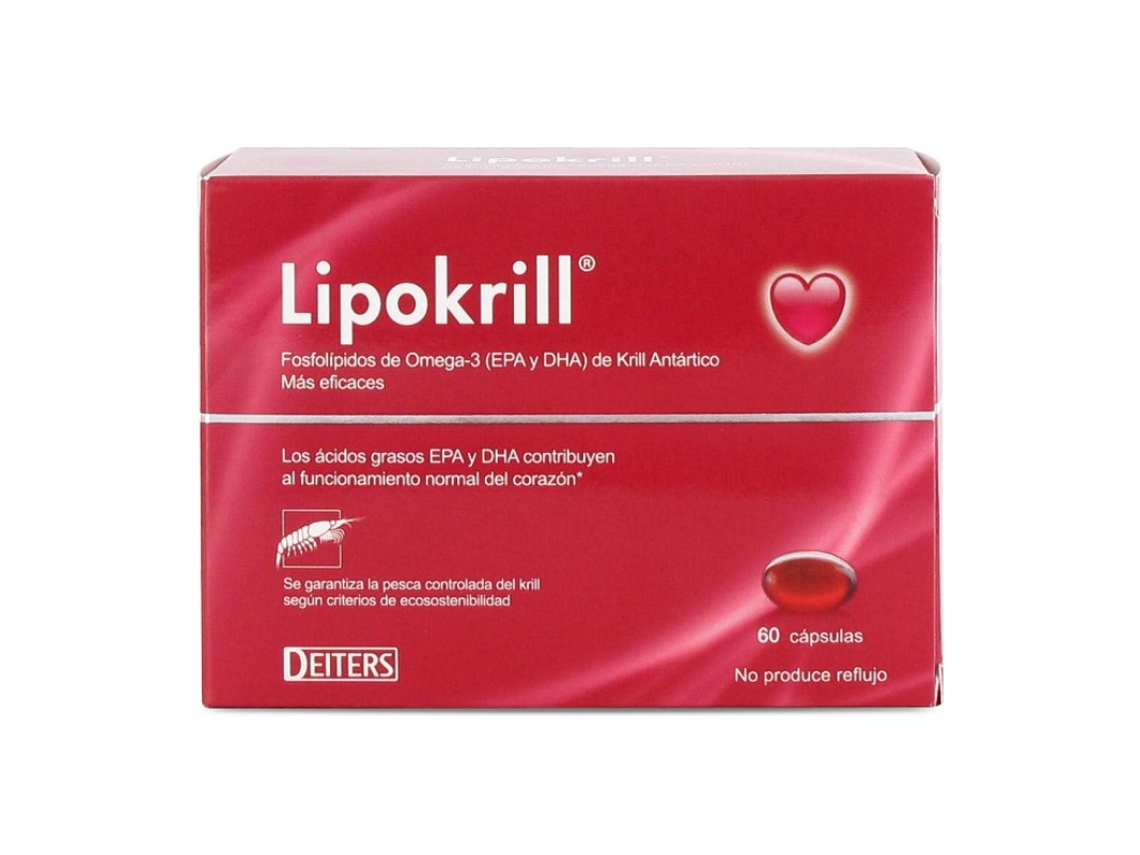 Complemento Alimentar DEITERS Deiters Lipokrill (60 capsulas)