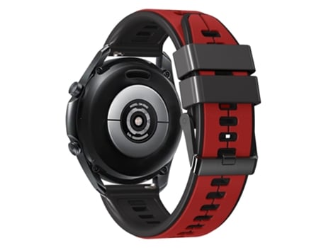 Correa de Silicona 20mm liberación rápida para Huami Amazfit GTS4 Mini/GTS3/GTS2 2E - rojo/negro