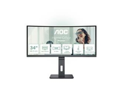 Monitor AOC CU34P3CV (Negro - LED - VA - Flicker free - 34" - UltraWide Quad HD - Wide Quad HD - 4 ms)