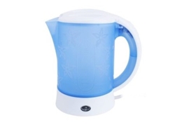 Hervidor eléctrico Pritech Ka 090 blanco y azul, 0,6 l, 650 W