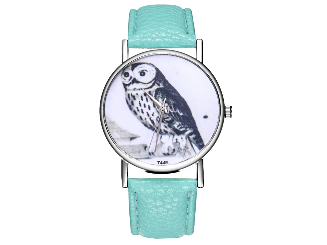 Reloj De Pulsera Unisex De Cuero Con Esfera Redonda Y Movimiento De Cuarzo.