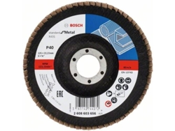 Disco de Lija BOSCH en Lamelas X431 - Steard para Metal 125 mm - 22,23 mm - 40
