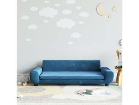 Sofá Para Niños VIDAXL Azul (100x54x33 cm)
