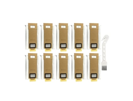 Saco de pó + escova de limpeza para aspirador de pó robô xiaomi t7s t7 plus