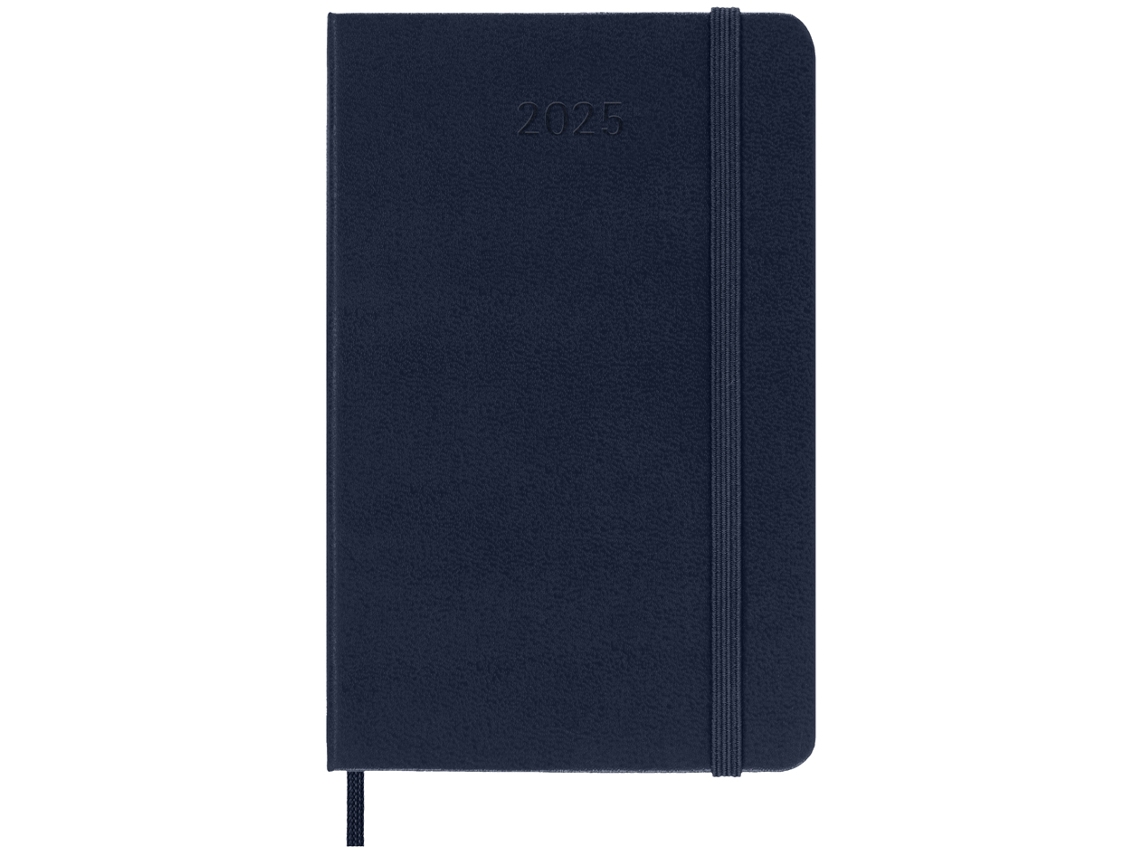 Calendario de Libro MOLESKINE 2025 Semanas XL/A4 Tapa Dura Negro