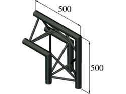 Armadura ALUTRUSS S-PAC 24 2 Vías 90°