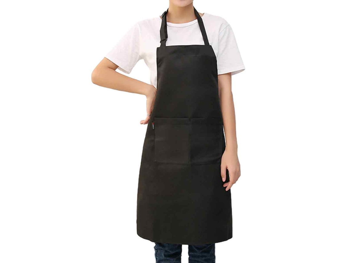Delantal Impermeable Para Fregar Platos Mujer, Delantal Jardín Cocina Bolsillos Perro
