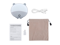 Calentador de manos con forma de oso y USB, 45-55 °C, se calienta como una bolsa de agua caliente.