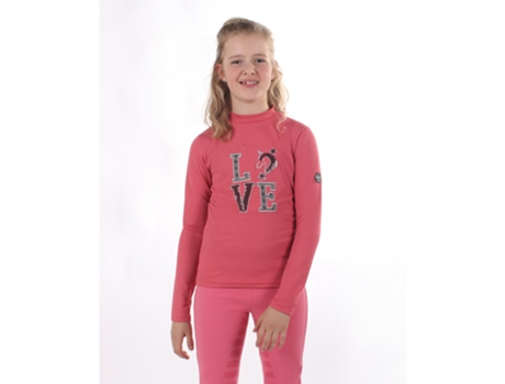 Polos para Mujer de Equitación QHP (4 años - Rosa)