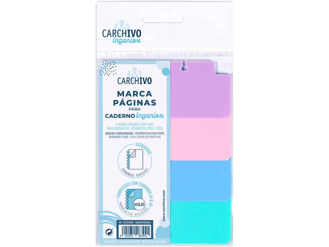 Conjunto de 4 Separadores INGENIOX Multicolor