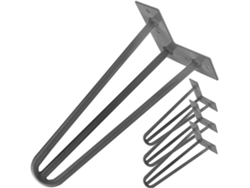 Conjunto de 4 Piernas de Mesa PRIMEMATIK.COM IN05600 (41cm)