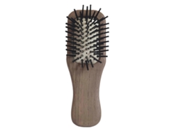 Mini peine de madera de haya con paletas de aire masajeadoras, accesorio para el cuidado del cabello y el alivio del estrés. Tienda Jinyubo