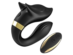 Vibrador De Silicona Con Control Remoto De 9 Frecuencias Para Mujer (negro)