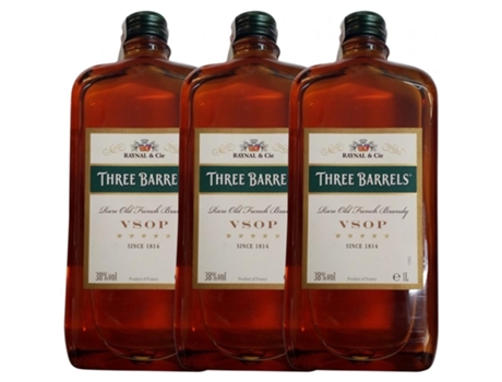 Coñac PEQUEÑOS PRODUCTORES Three Barrels (1 L - 3 unidades)
