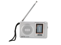 Rádio Portátil Am Fm Com Chip Dsp Transistor Alto-falante Integrado Para Casa Viagem Emergência