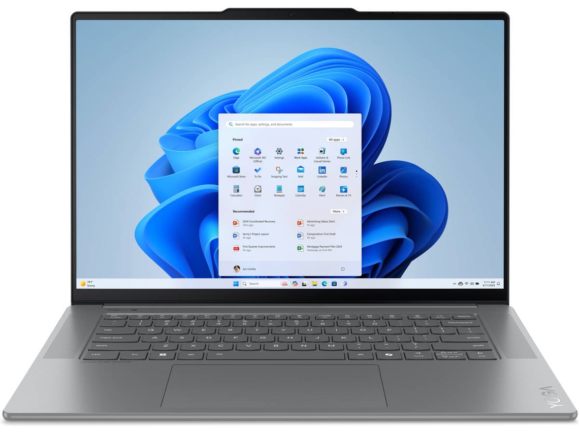 Portátil LENOVO Yoga Slim 7 15ILL9 (15.3'' - Intel Core Ultra 7 258V - RAM: 32 GB - 1 TB SSD -  Intel Arc Graphics)