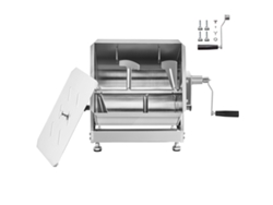 Mezcladora de carne manual Succebuy de 30 l con tanque basculante para mezclar salchichas