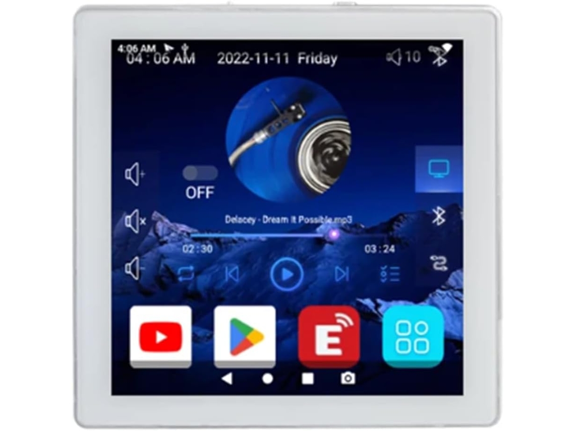 Mini Sistema Android 10.0, 8 Ohmios, Wi-fi Inteligente, Bluetooth, Estéreo De 4 X 25 W