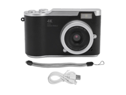 Câmera Digital Portátil Ccd 4k 48mp Com Tela De 2.4 Polegadas