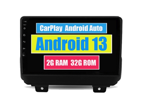 Autoradio Multimedia ROVERONE para Jeep Wrangler 4 JL 2018 - 2019 CarPlay Android Coche Radio Bluetooth Navegación