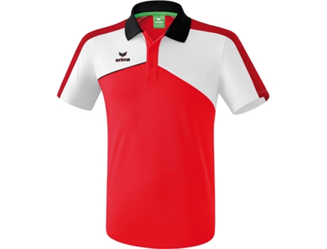 Polo para Hombre ERIMA Premium One 2.0 Negro, Rojo, Blanco para Multideportes (L)