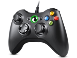 Gamepad Con Cable Usb Con Vibración Para Xbox 360 Pc Windows 11 10 8 7 Xp Plug Playno Original, Sin Marca