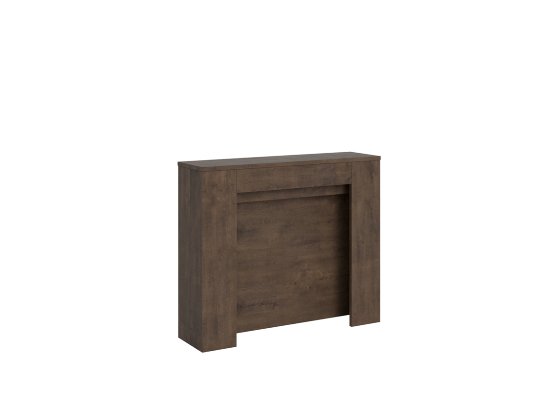 Consola extensible 90x25/181 cm Kiba Nogal