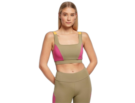 Sujetador Deportivo para Mujer URBAN CLASSICS (XL - Verde)