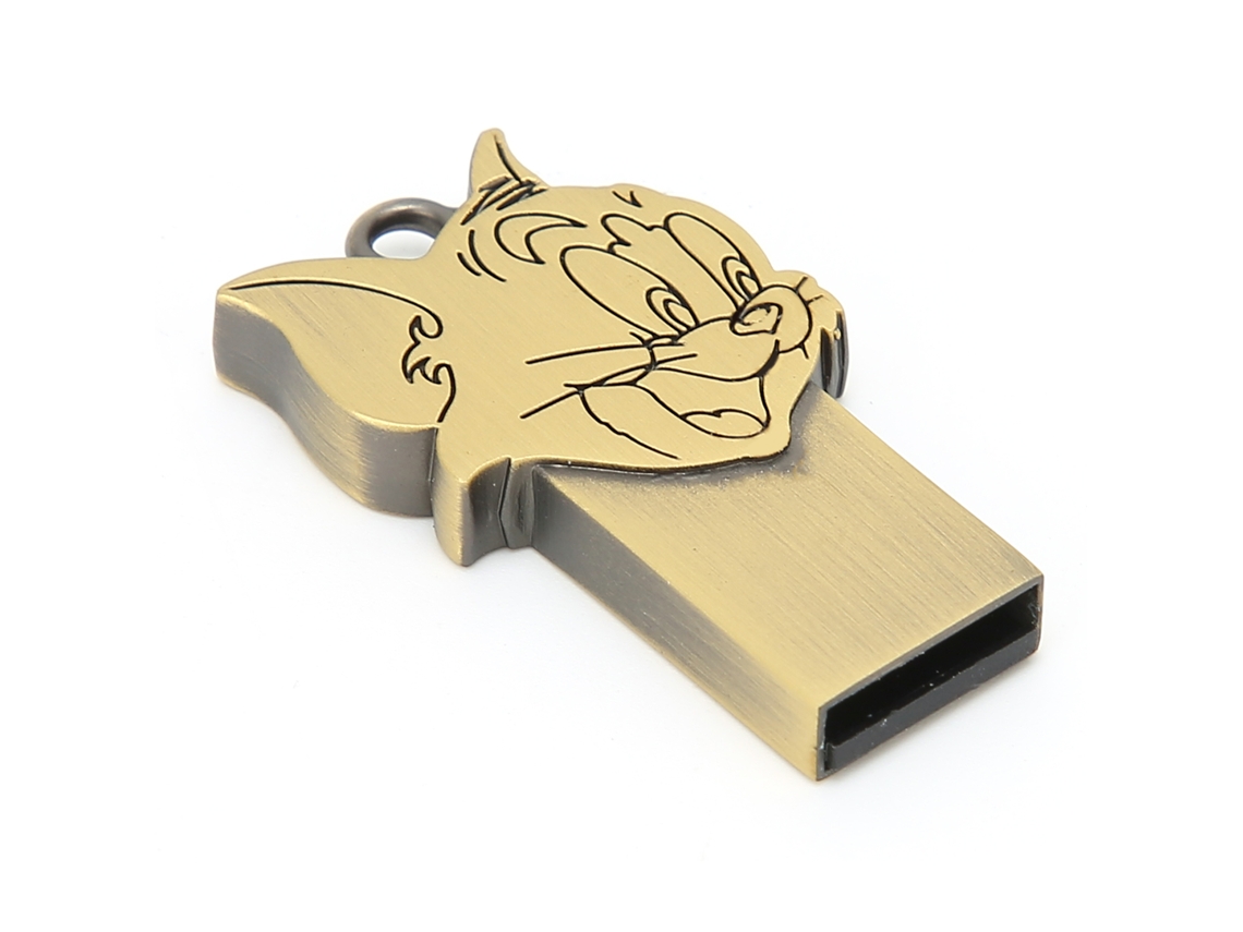 Pendrive Usb 2.0 Metal Impermeable Almacenamiento 16gb Memoria Portátil Para Transmisión Compartir Datos