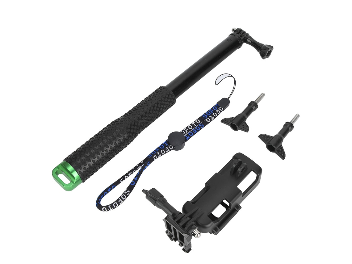 NEVEANCE Funda Protectora con Carcasa de Tornillo 1/4 Pulgada, Kit con Soporte para Selfie para Cámara DJI Osmo Pocket